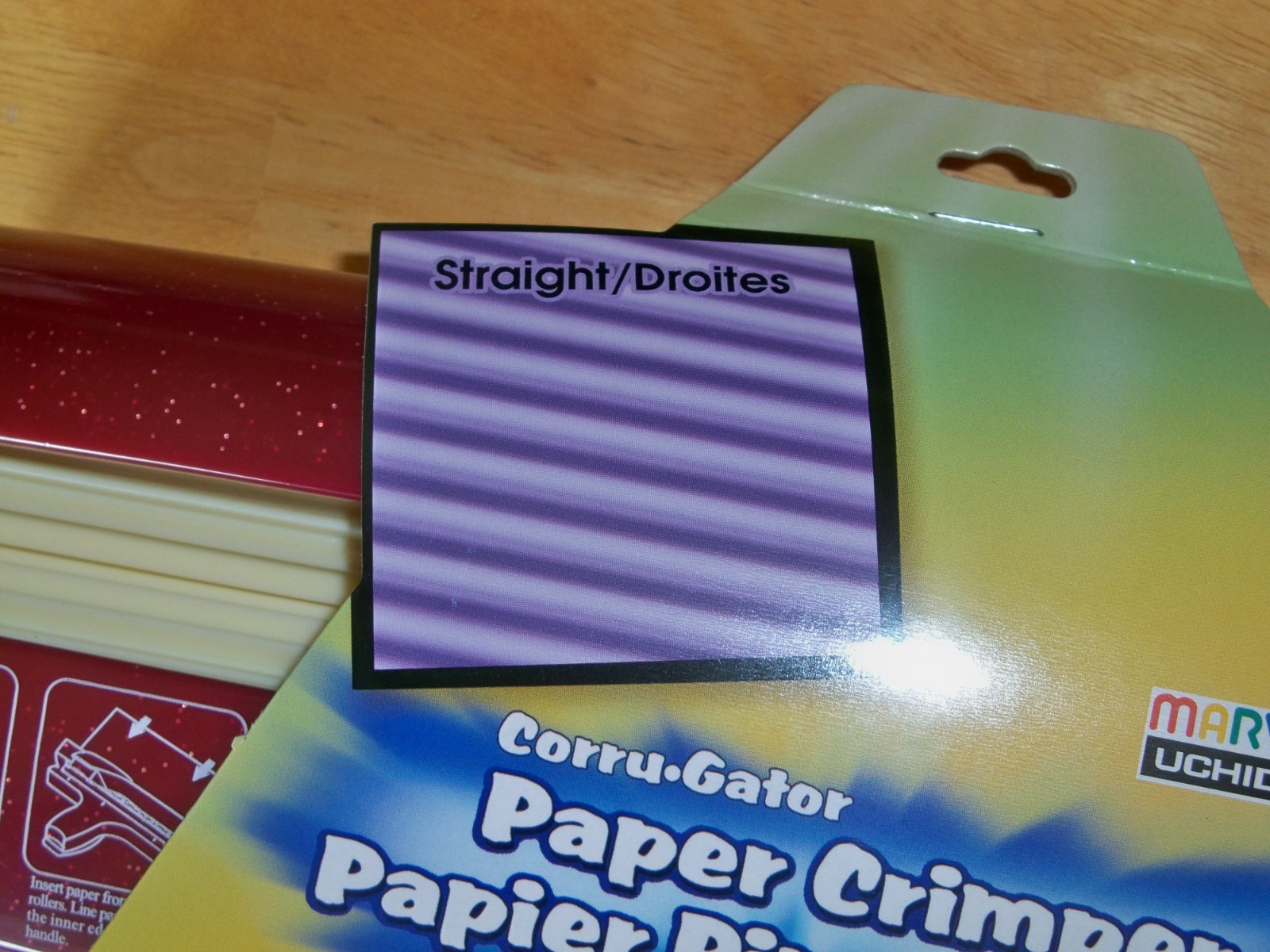 MARVY Uchida -- PAPER CRIMPER -- Corru-Gator -- STRAIGHT -- Brand New