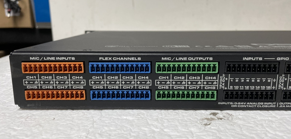 QSC Q-Sys Core110F Network Audio Processor For Parts *READ