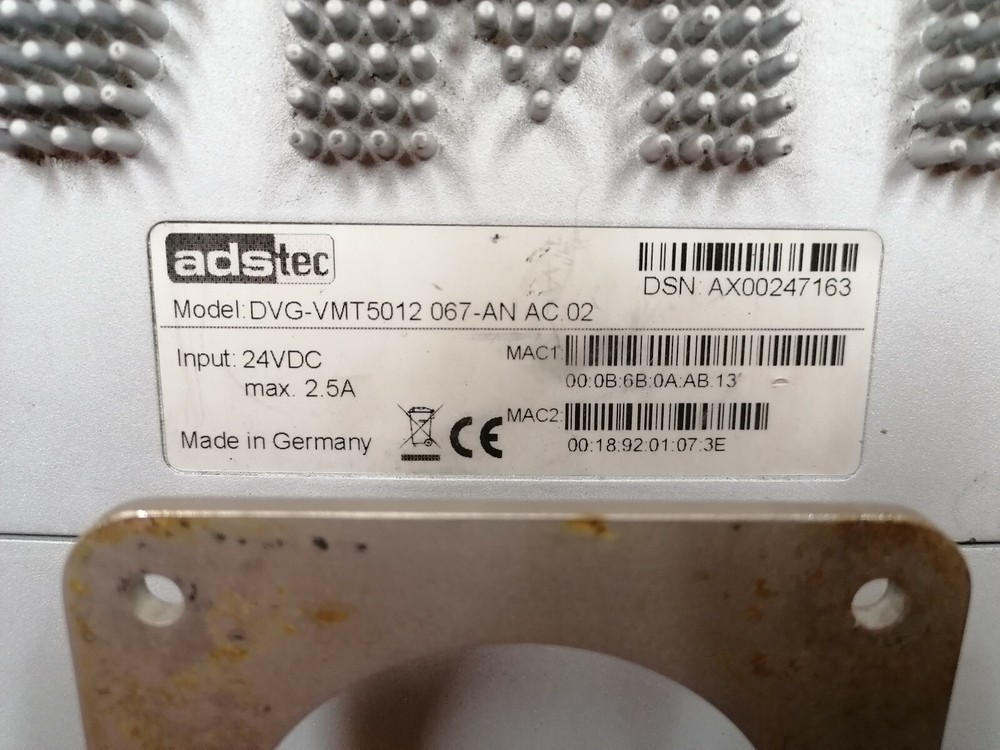 adstec Model:VMT5012 067-AN AC.02 Used Tested