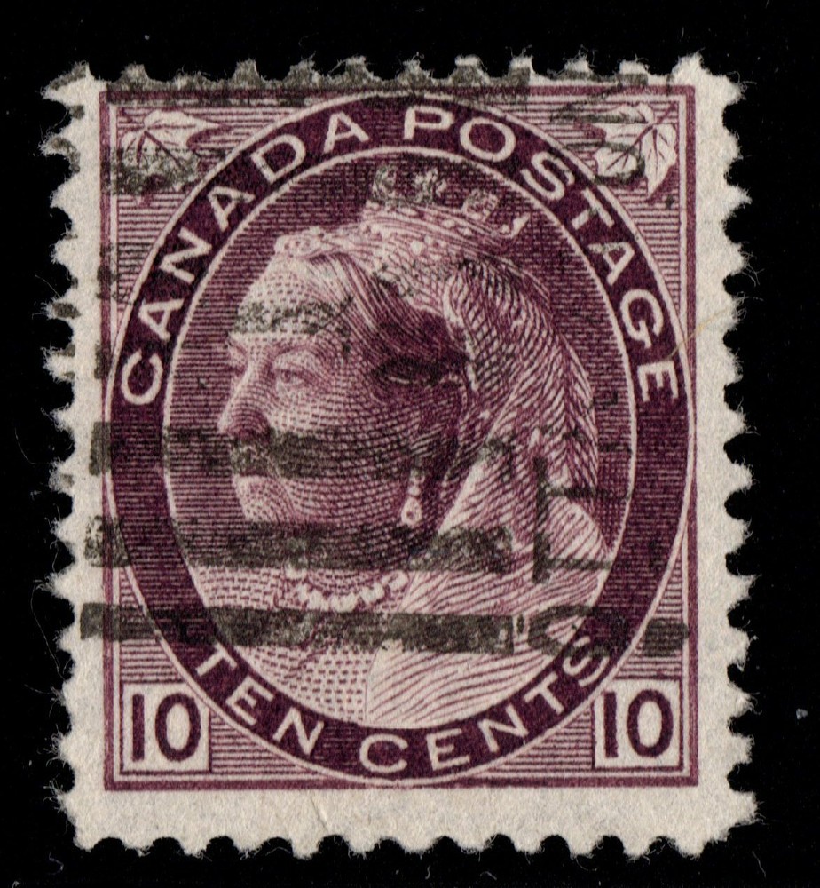 #83 Numeral 10c Canada used