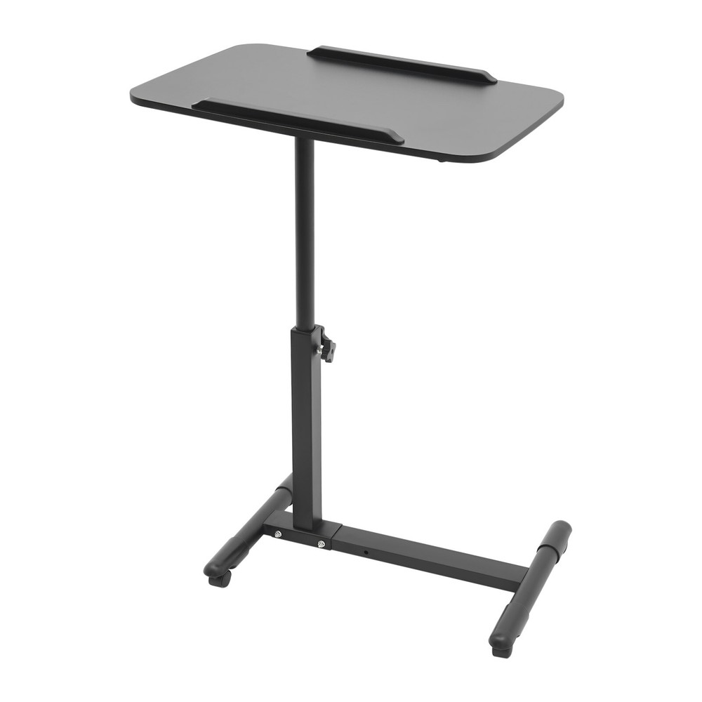 Bedside Table Adjustable Hospital & Home Use Bed Table Rolling Laptop Table