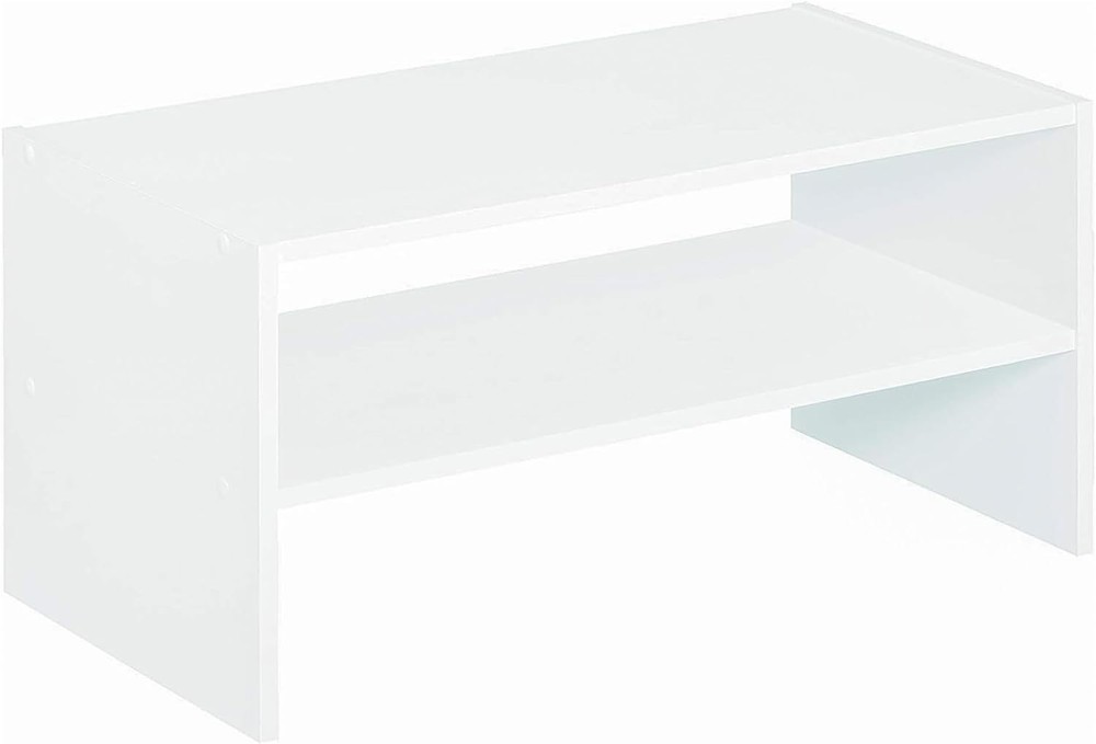 Stackable 24in Wide Horizontal Organizer Rectangular White