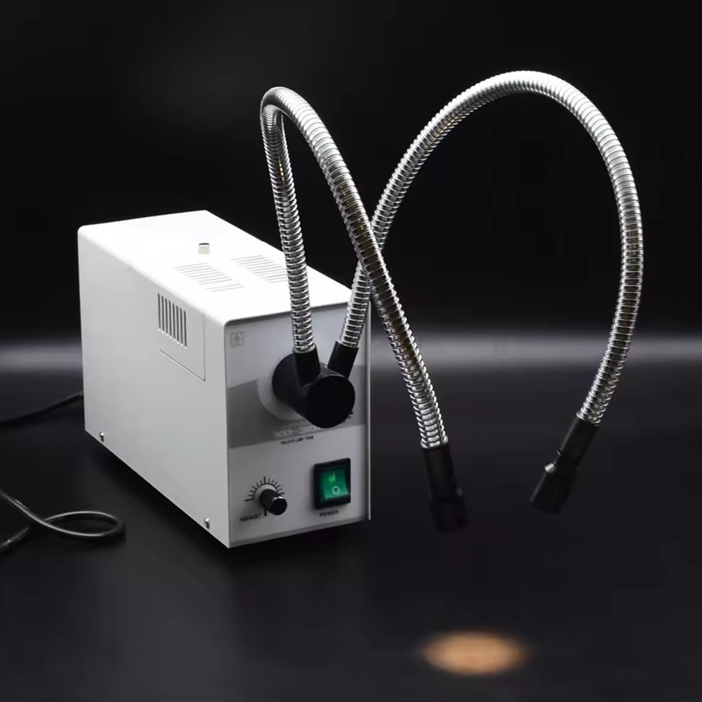 150W Single Hole Halogen Light Source for Microscope Medical Cold Light Source