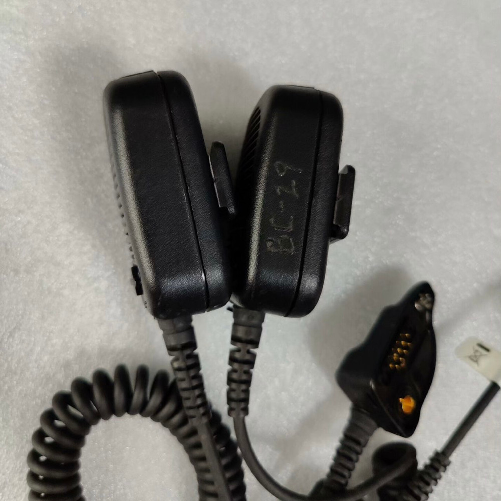 USED HARRIS intercom radio microphone speaker