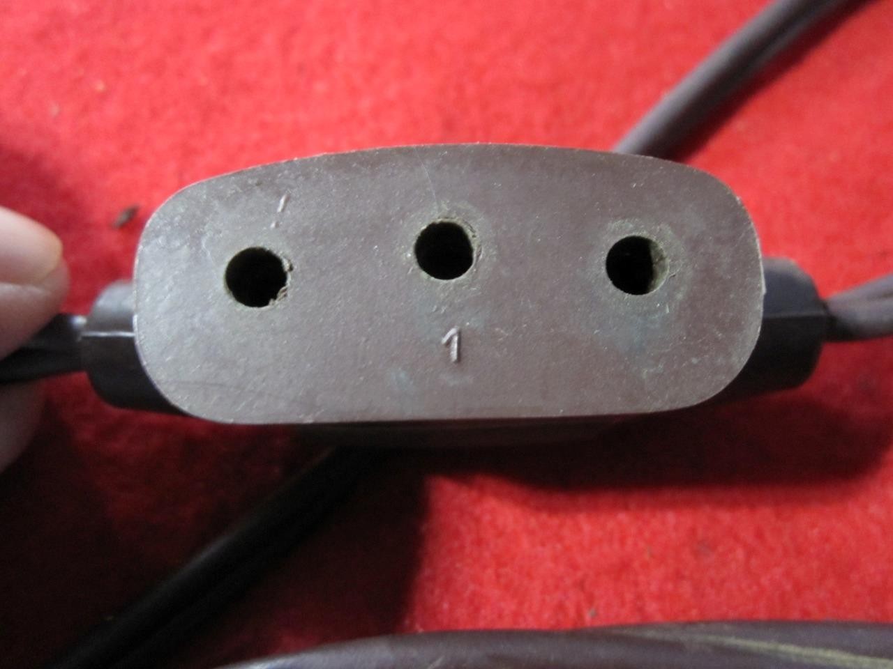 1955 Singer Featherweight 221 Sewing Machine Foot Controller & CORDS 194584