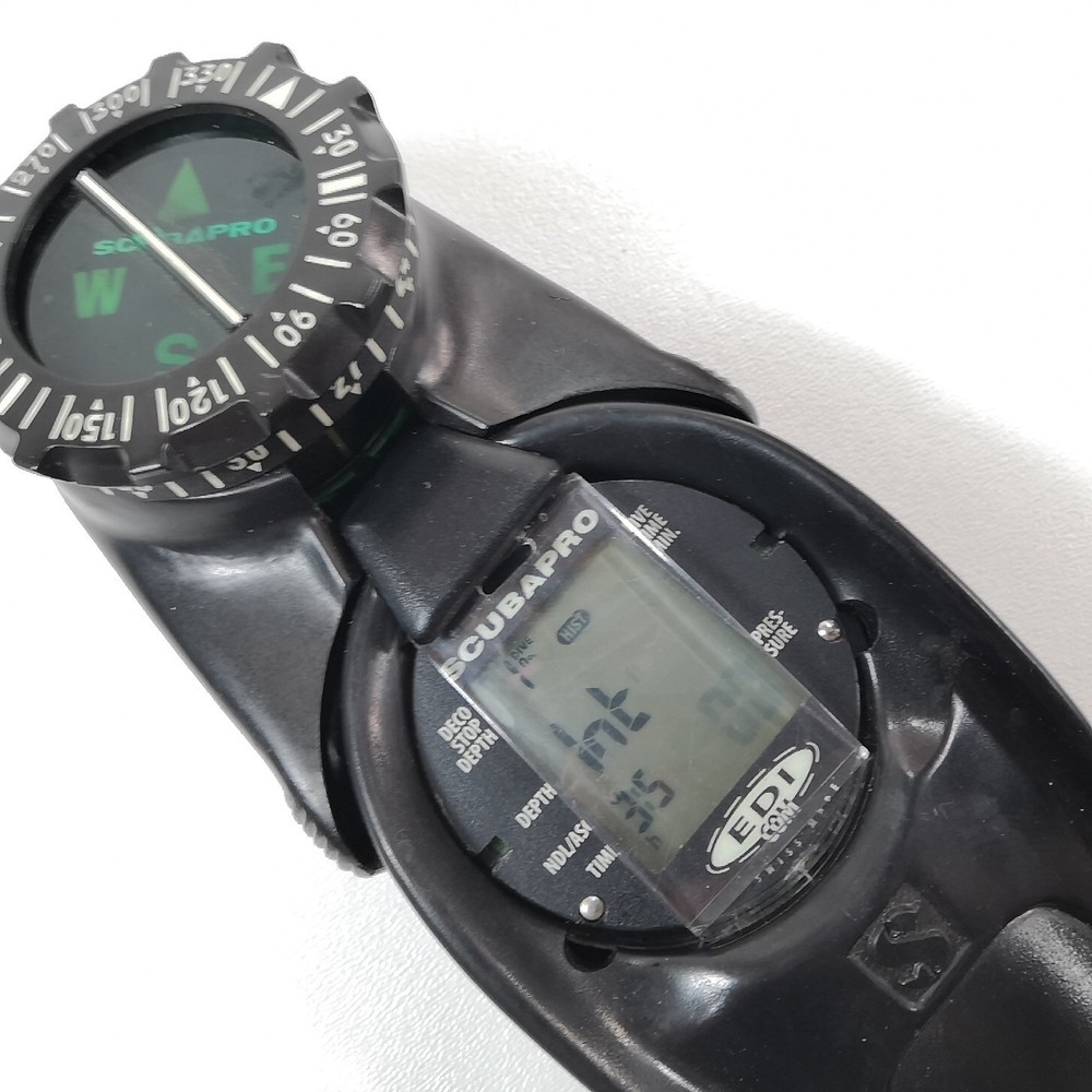 Scubapro EDI Air Integrated Scuba Dive Diving Computer with Compass #3105