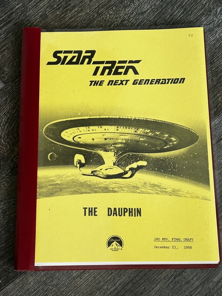 STAR TREK Script The Next Generation Dauphin 2nd Revision Final Draft Dec 1988