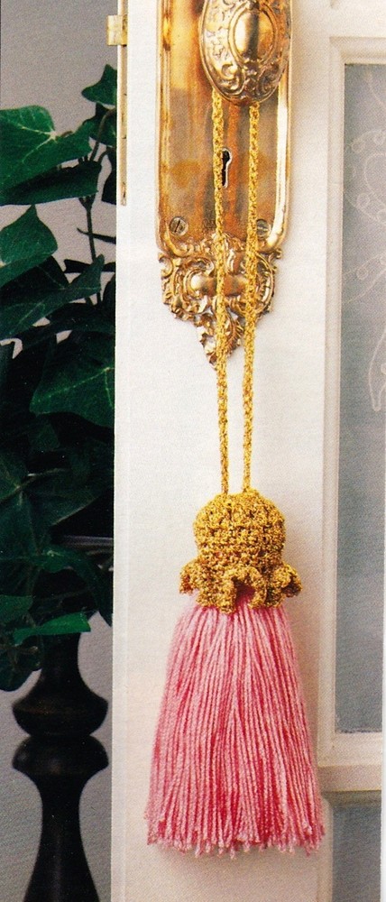 LOVELY Victorian Tassel/Decor/Crochet Pattern INSTRUCTIONS ONLY