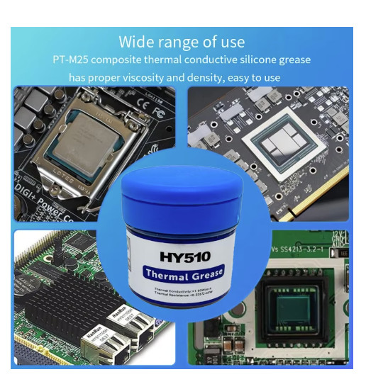 25g Thermal Grease Paste CPU GPU Cooling Compound w/ Scraper