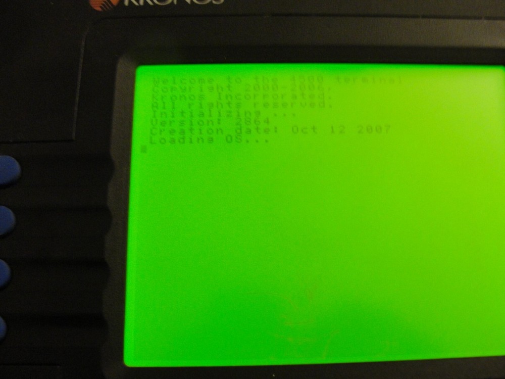 🔥 KRONOS 4500 Digital Badge Time Clocks, Terminal Nice