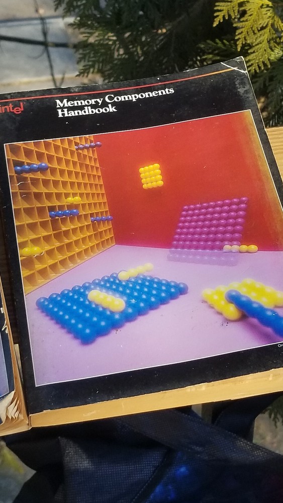 1 OR 2 VINTAGE ELECTRONICS BOOKS 1987 INTEL MEMORY COMPONENTS HANDBOOK