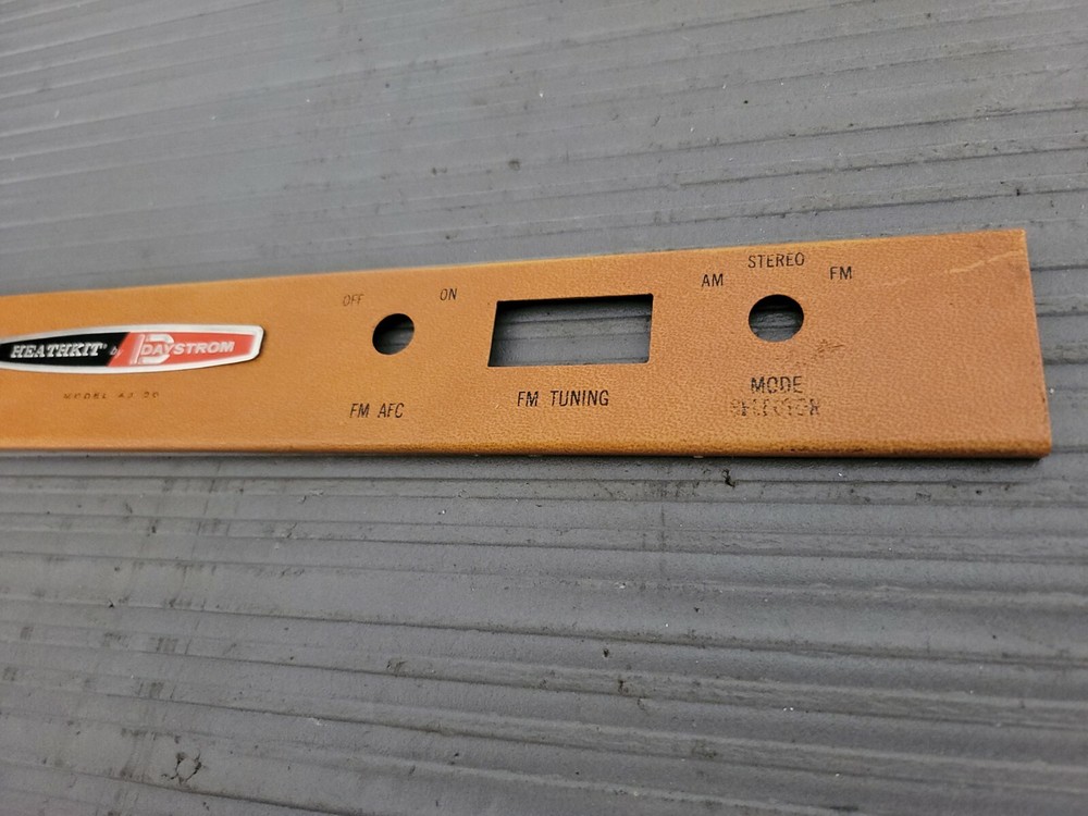 Heathkit AJ-30 Tuner Front Lower Panel