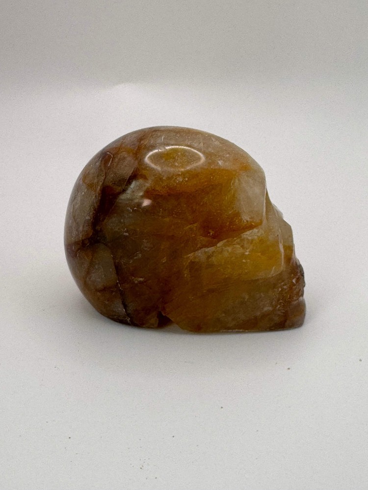 Fire quartz skull