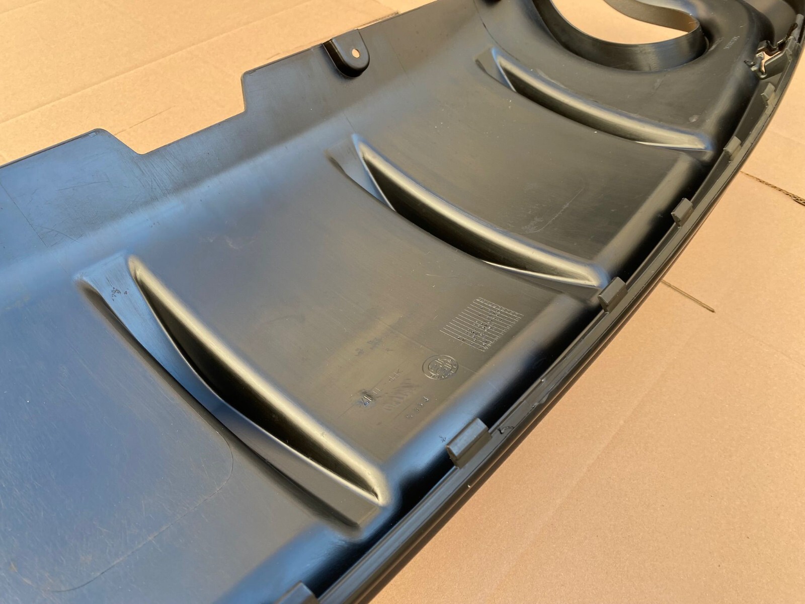 Dam Spoiler Rear Bumper Juliet Black Edge Double Exhaust ORIGINAL