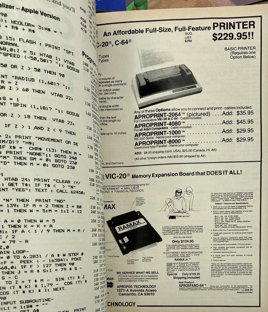 Vtg Lot Computer Magazines: PC Computing, COMPUTE! etc 1980s-90s, Advertisements