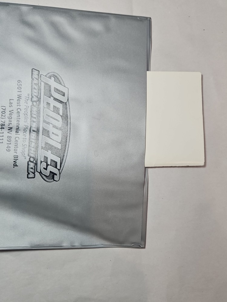 Car Owner's Manual Plastic Pouch