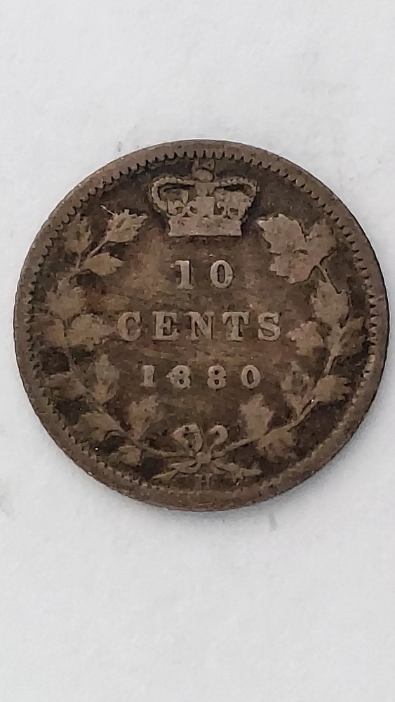 1880-H Canada 10 Cent Silver .925
