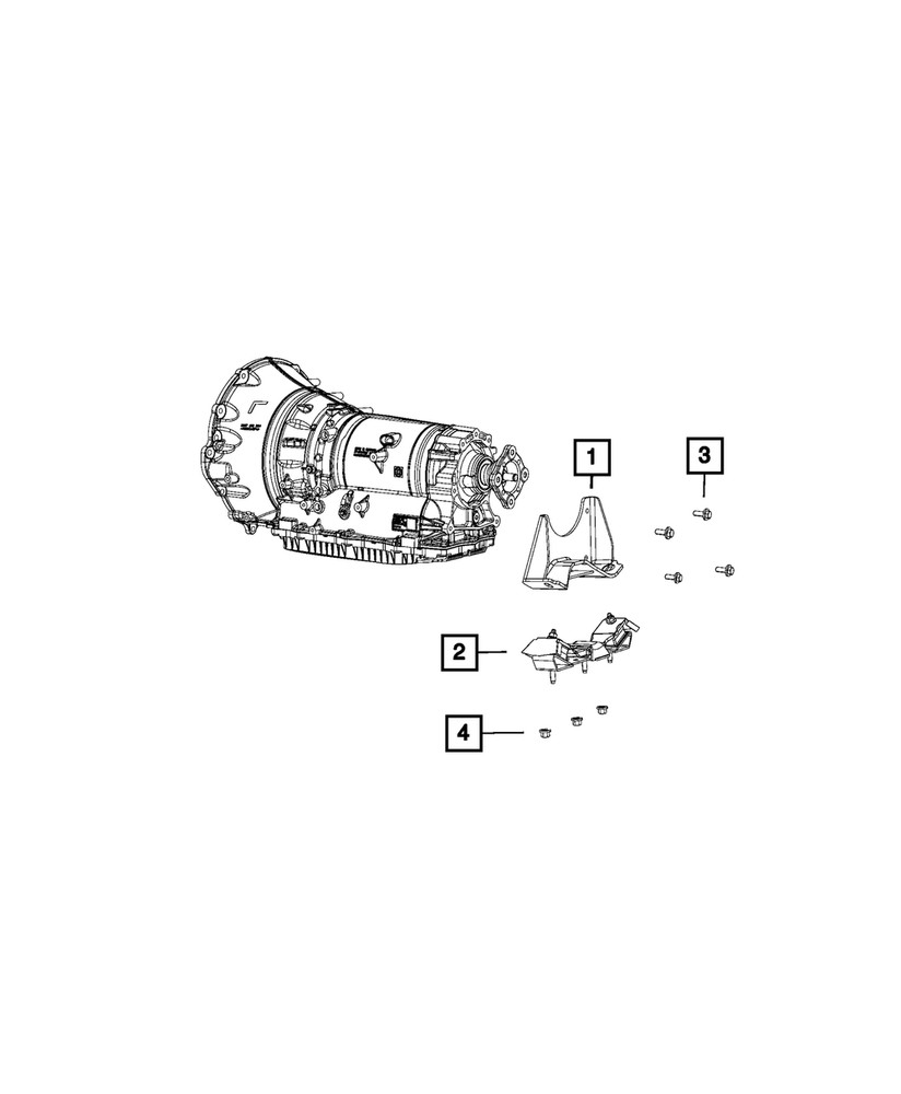 Genuine Mopar Transmission Mount Bracket 68264803AA