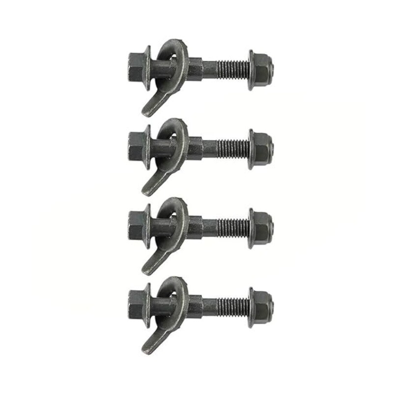 4PCS 12mm Cam Bolt Adjustable Camber Correction Alignment Kit for Four Wheels