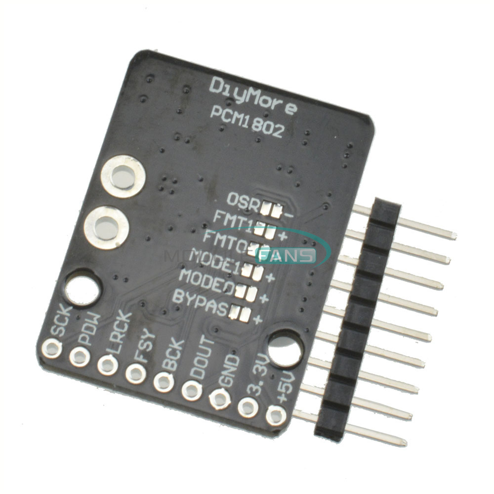 NEW 24Bit PCM1802 Audio Stereo A/D Converter ADC Decoder Amplifier Player Board-