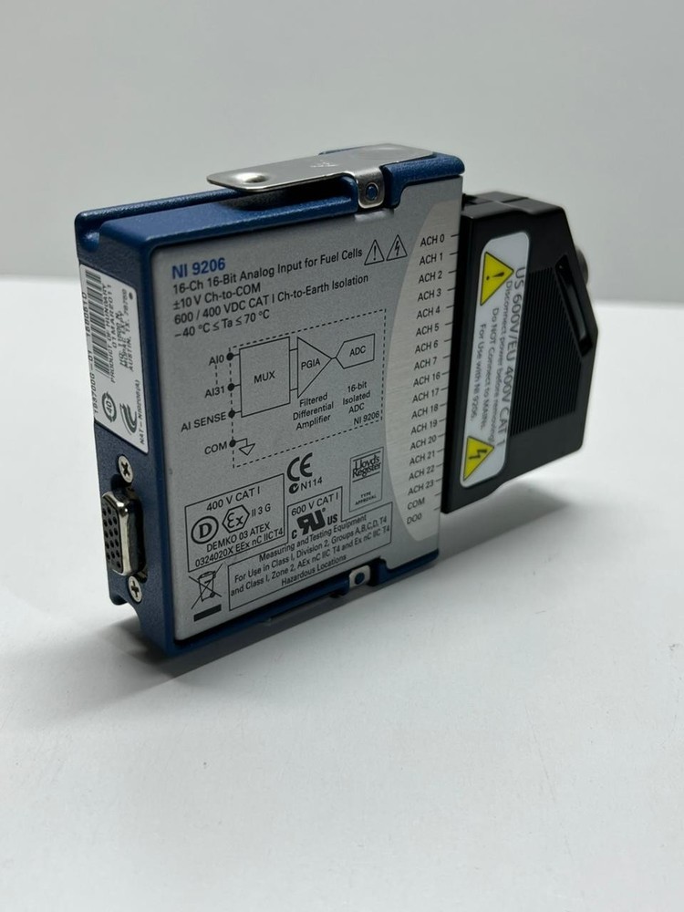 National Instruments NI 9206 16-Channel Analog Input Module – Tested Working