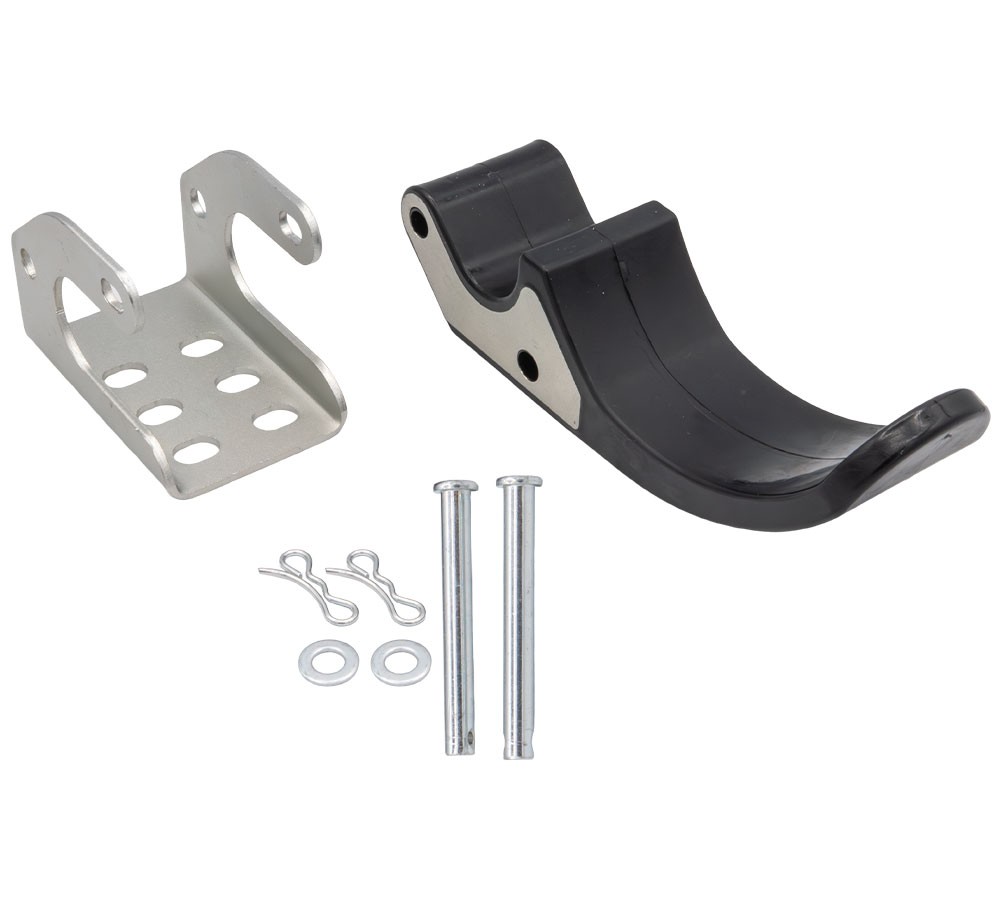 Quick 3" Rubber Upright Tarp Stop Kit w/Mounting Bracket for Roll Tarp System