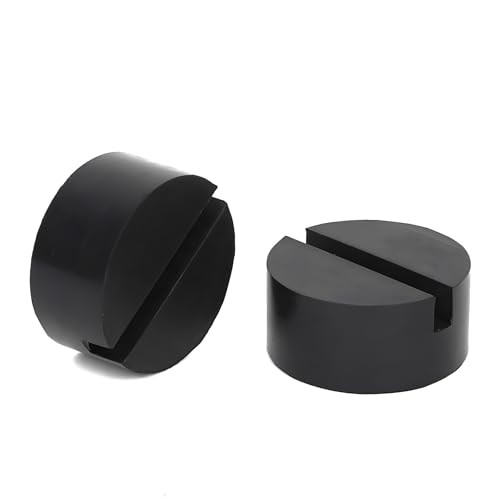 Jack Stand Pad Adapter, Universal Rubber Pinch Weld Side Frame Rail 2 PCS