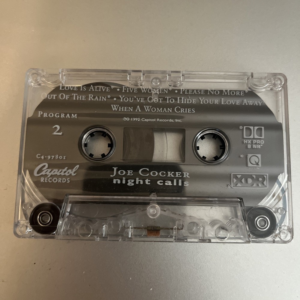 Joe Cocker Night Calls Cassette
