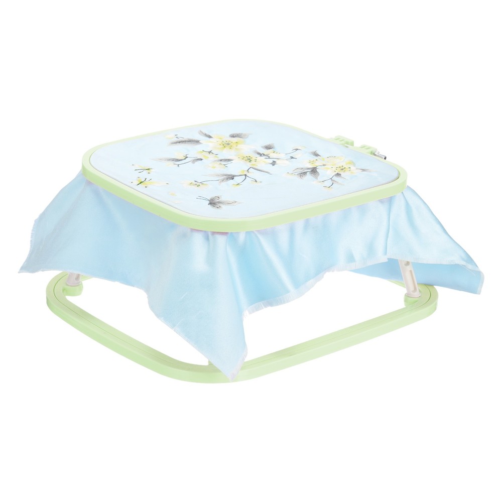 9.4" x 8.7" Embroidery Hoop Stand, Adjustable Cross Stitch Stand, Green