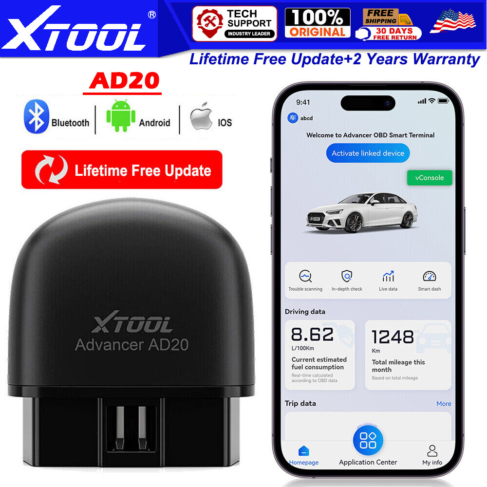 XTOOL AD20 Car OBD2 Scanner Diagnostic Tool Auto Engine Check Fault Code Reader