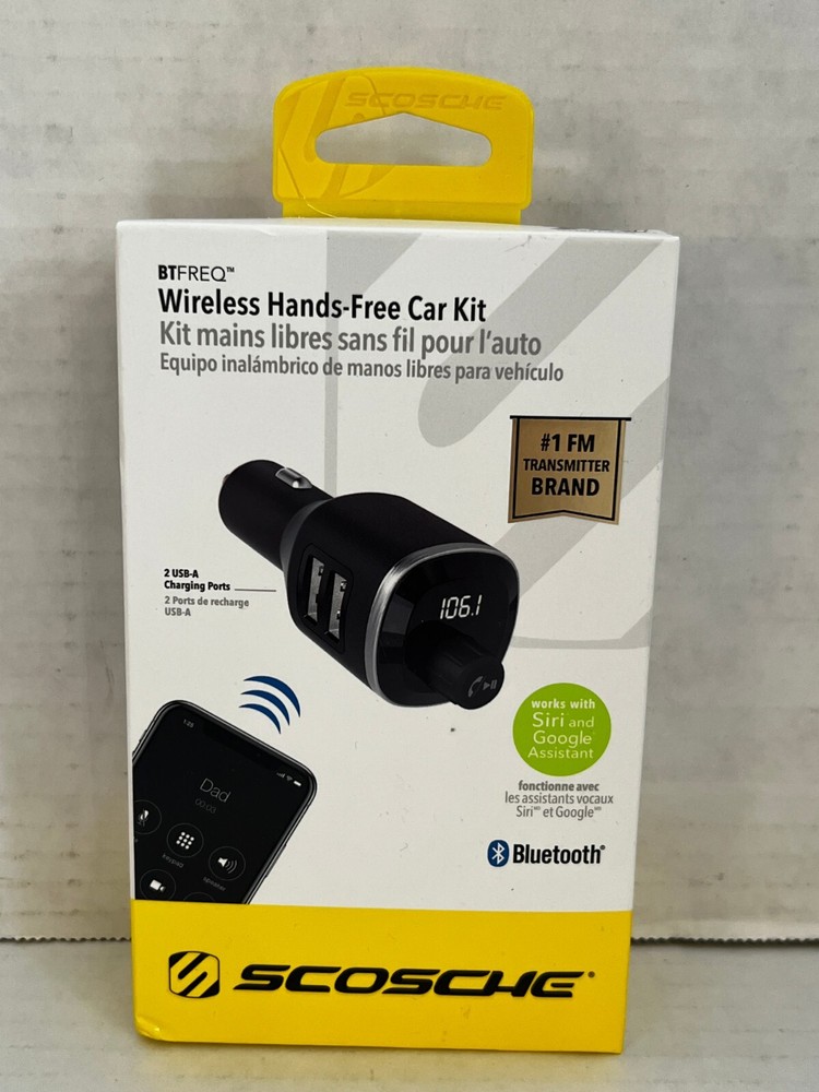 Scosche BTFreq Wireless Bluetooth Hands-Free Car Kit BTFM4