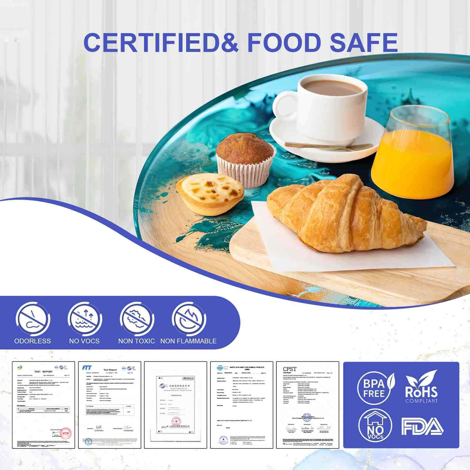 DEEP POUR 2:1 Epoxy Resin Kit 750g/24oz 1.5kg/48oz 3kg/96oz 6kg/192oz 12kg/384oz