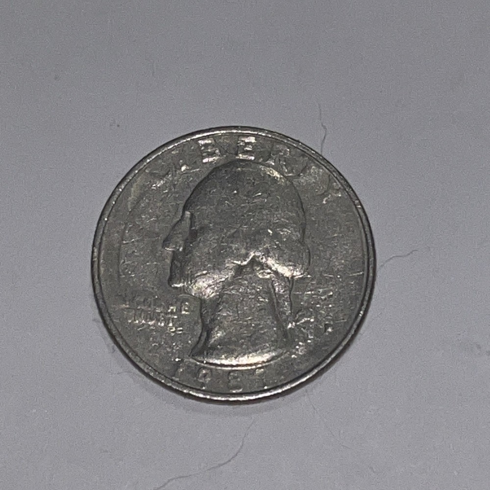 1987 P Mint Quarter Error