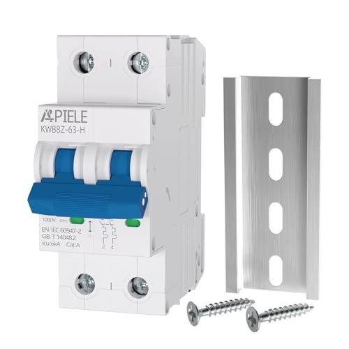 Miniature Circuit Breakers 1000V DCmp 2Pole Circuit Breaker for Solar 25A