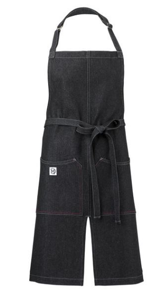 Mercer Culinary M63203BKD Metro Edge Denim Apron Split Front w/ Pockets