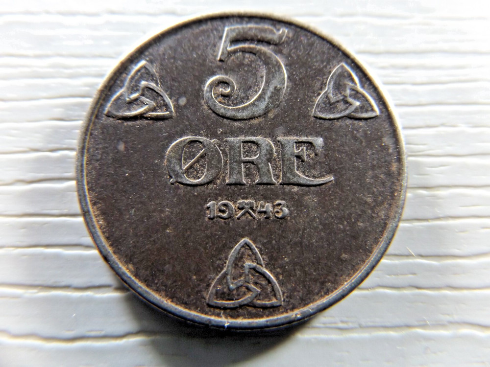 Norway 1943 5 ORE