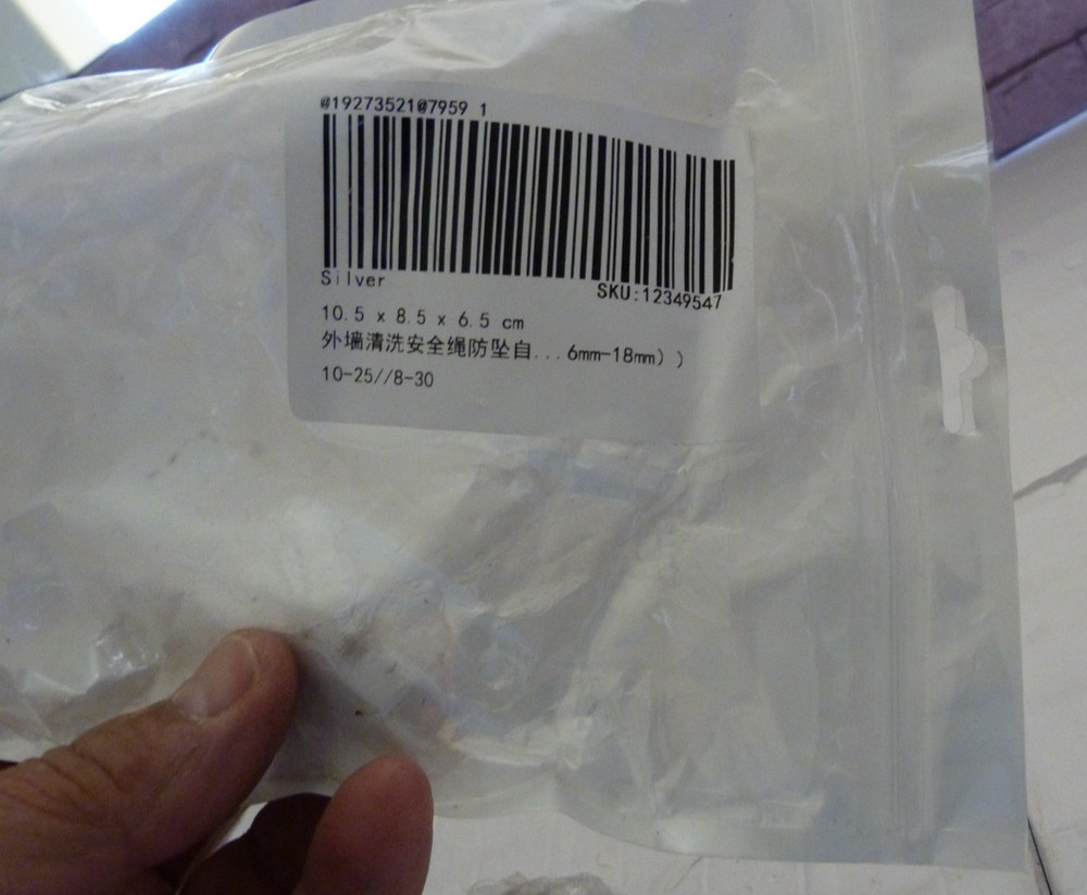 Safety Rope Self-Locking Device Climb Self Locking Rope Grab for Construction