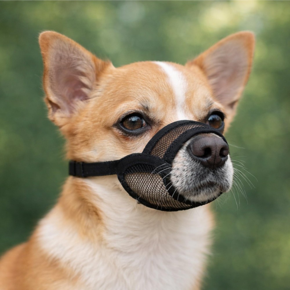 Soft Dog Muzzle for Medium Dogs | Prevent Biting, Barking, Chewing, Panting