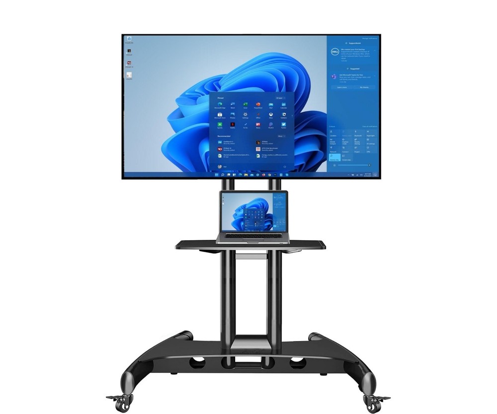 Dell C7017T Interactive Whiteboard With Mobile Stand_ Windows 11