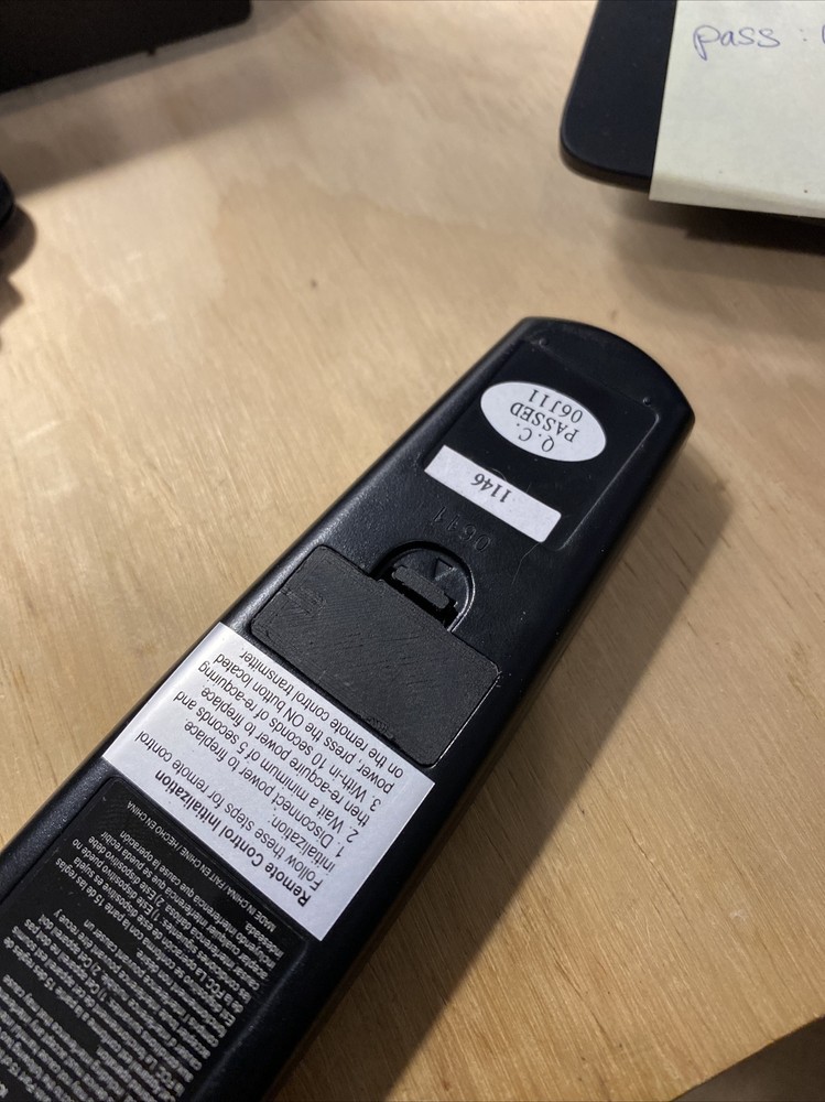 Dimplex 47-1010-T Electralog Remote Control Battery Cover Replacement