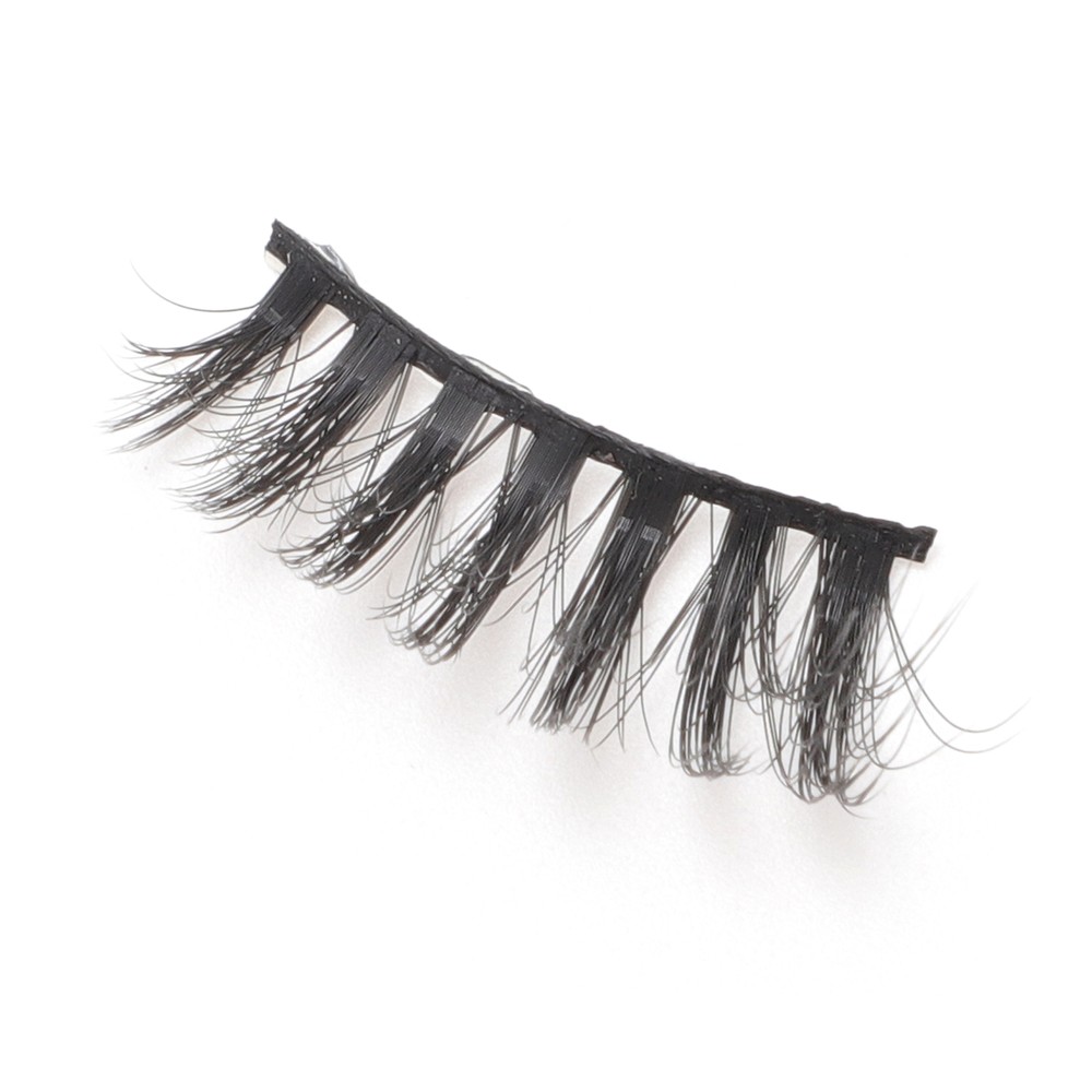 Dense False Eyelashes for Makeup Black J07 10 Pair