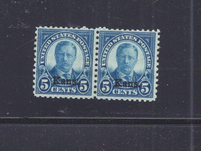 US  663   mint  NH  pair