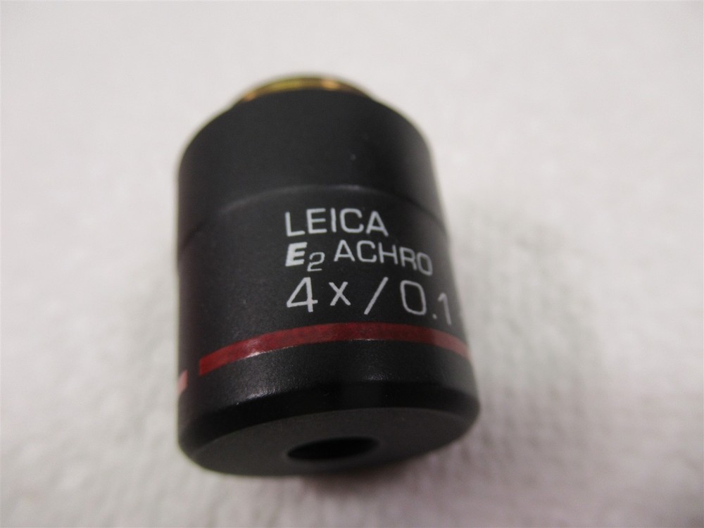 Leica E2 Achro 4x Microscope Objective Lens Achromatic Scanning Objective Lens