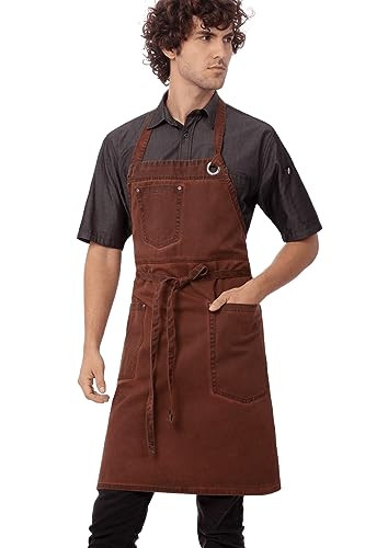 Unisex Dorset Bib Apron One Size Rust