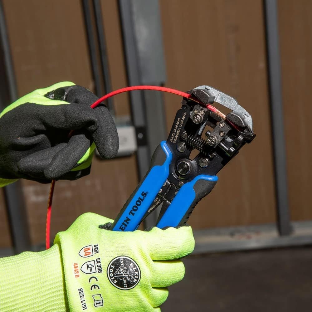 Professional Self-Adjusting Wire Cutter for 10-20 AWG Solid and Stranded Wire