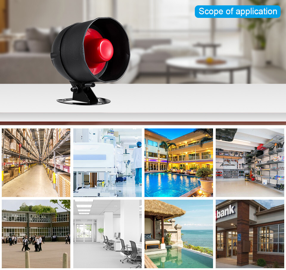 Wireless Home Alarm System Standalone Security Garage Door Window Sensor Detect