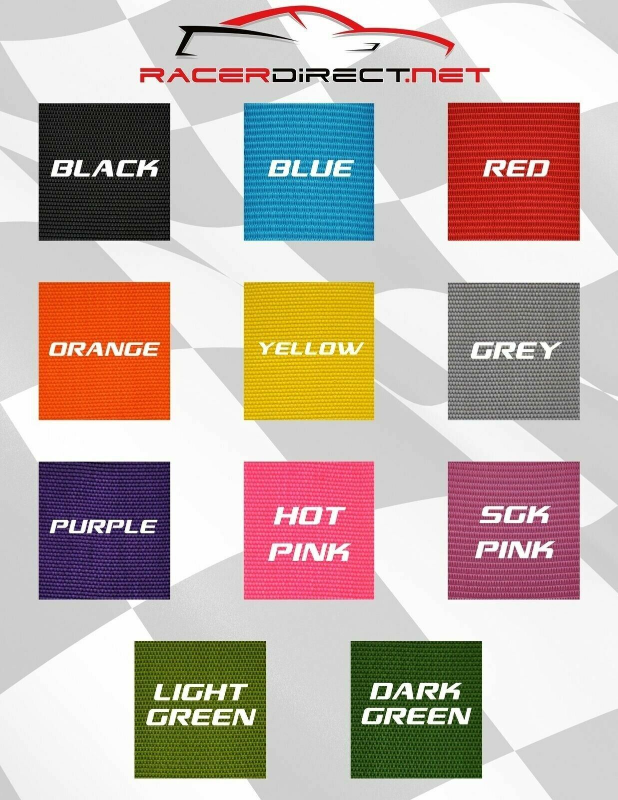 CLIP IN 3" SEAT BELTS LATCH & LINK RACING HARNESS BLACK