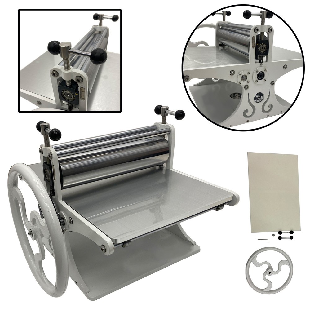 Manual Professional Print Making Machine Iron Roller Rolling Printmaking Press