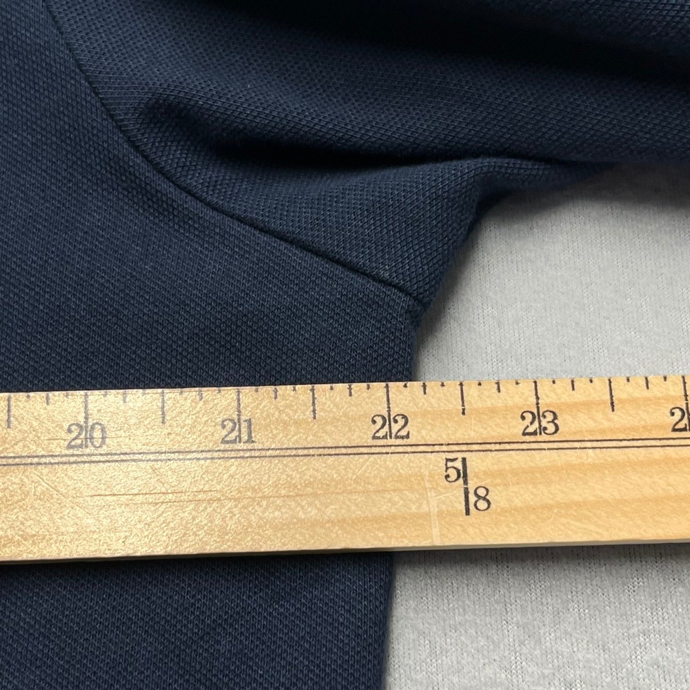 New Everlane Button Up Shirt Large Long Sle Performance Stretch Navy Blue Work
