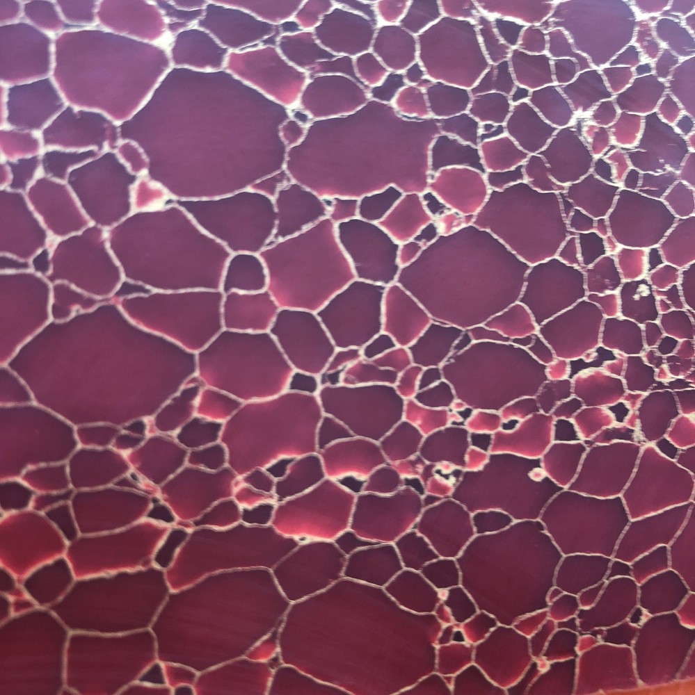 TruStone- Red with Gold Web - 1.5" x 6"- 1 Piece